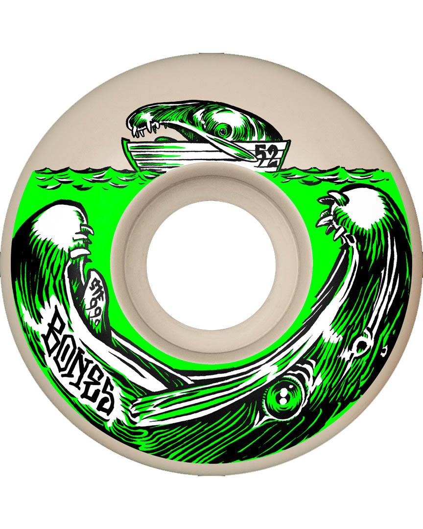 Roues De Skateboard Salmon Dinner V3 Slim 99A - White