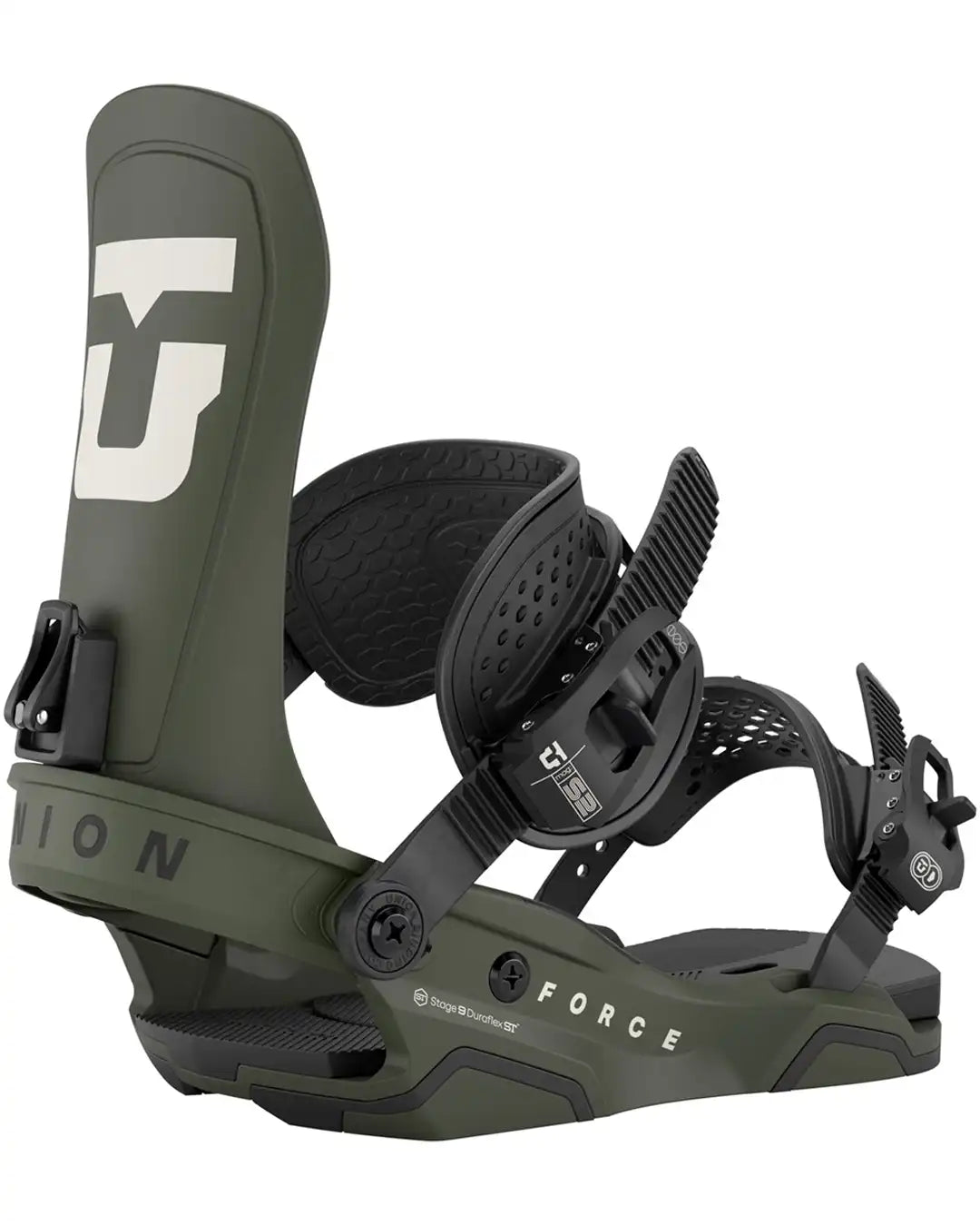 Force Snowboard Bindings - Army Green 2026