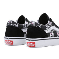 Old Skool Shoes - Zebra Daze Black