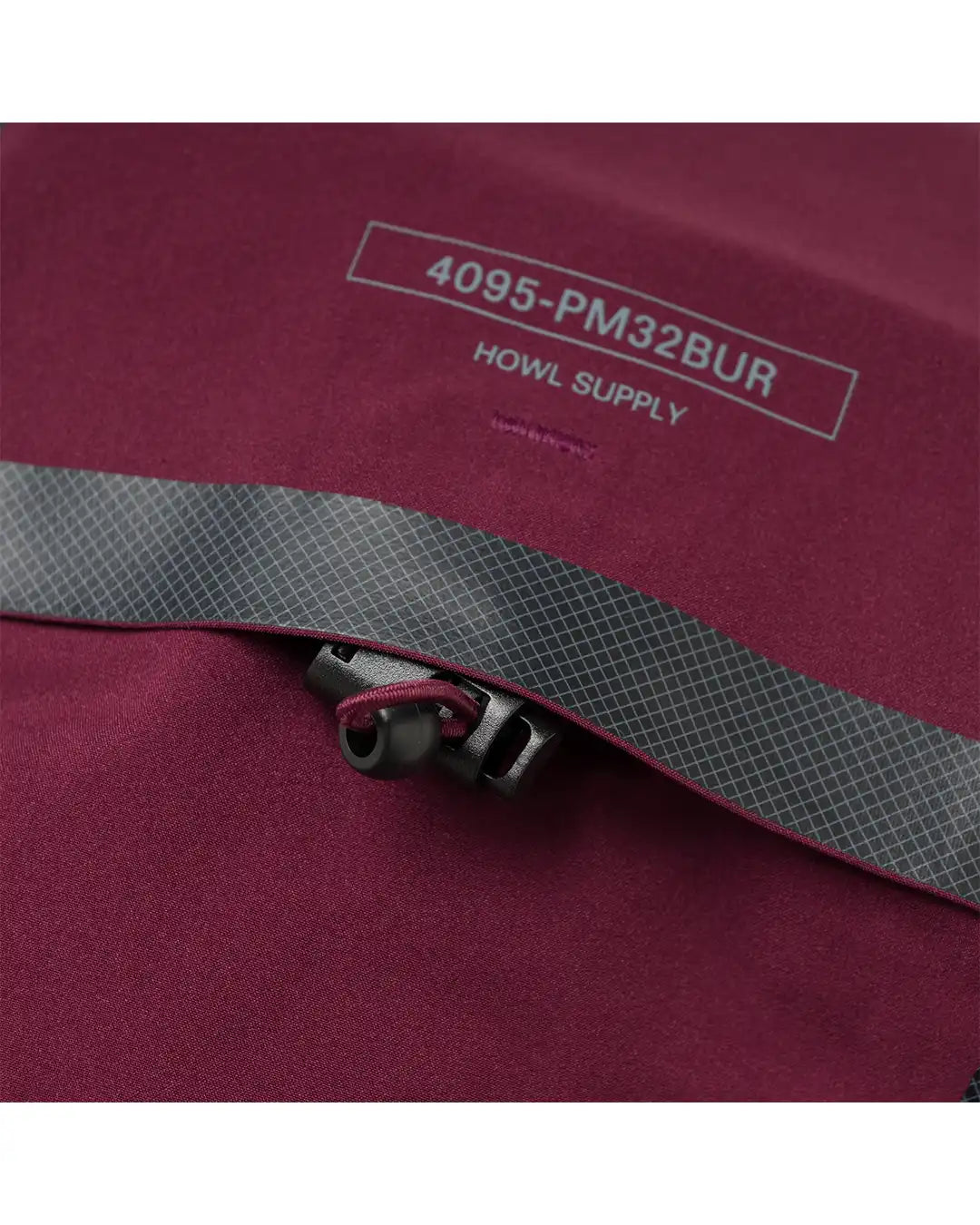 Taped Winter Jacket - Burgandy