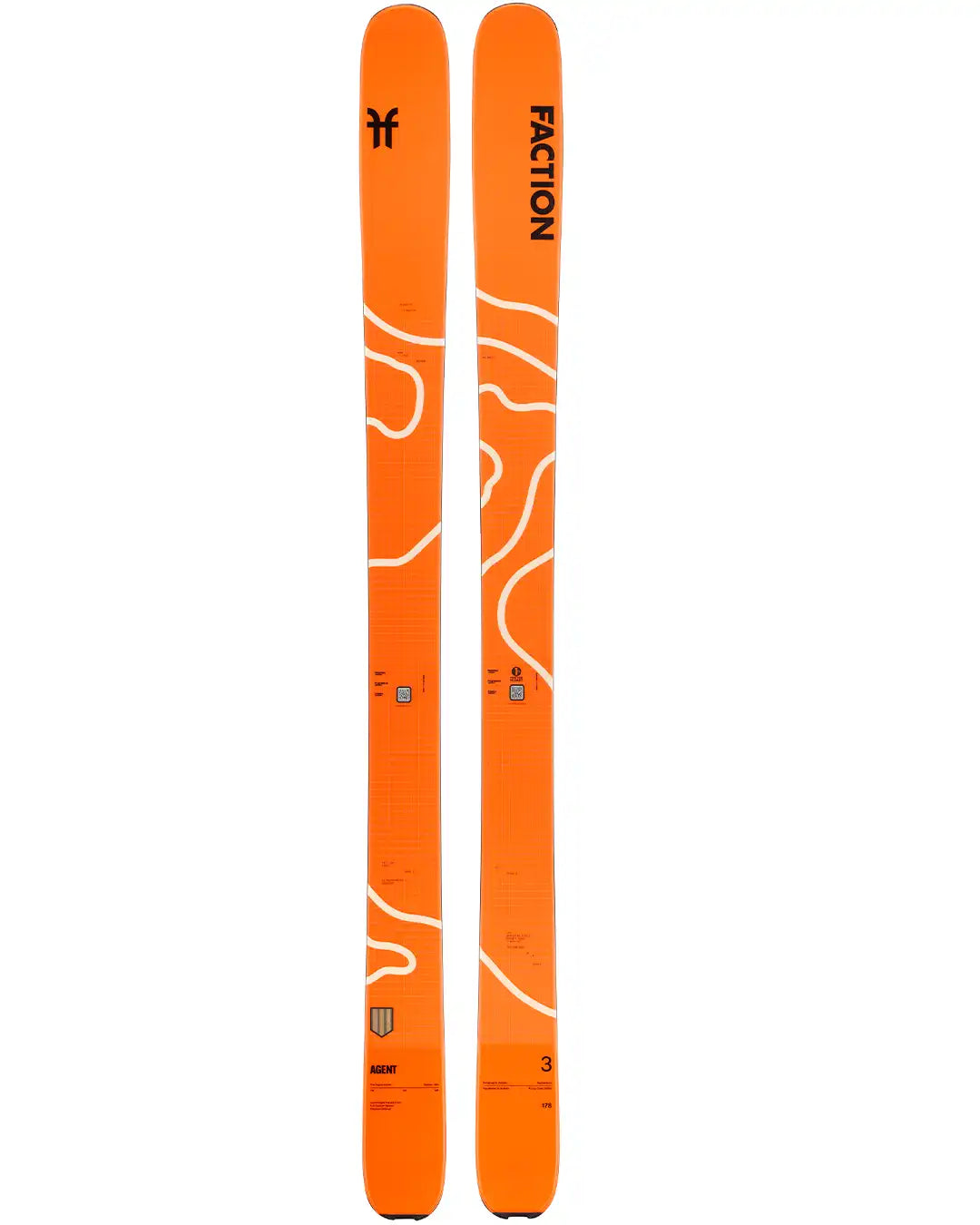 Agent 3 Skis - Orange 2026