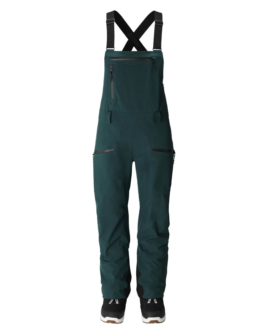 Jones Shralpinist Stretch Recycled Bib Womens Snow Pants Pacific Teal