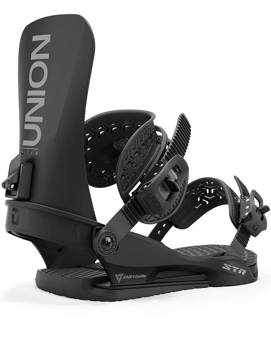 Str Snowboard Bindings - Black 2026