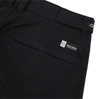 Pleated Chino Snow Pants - Black