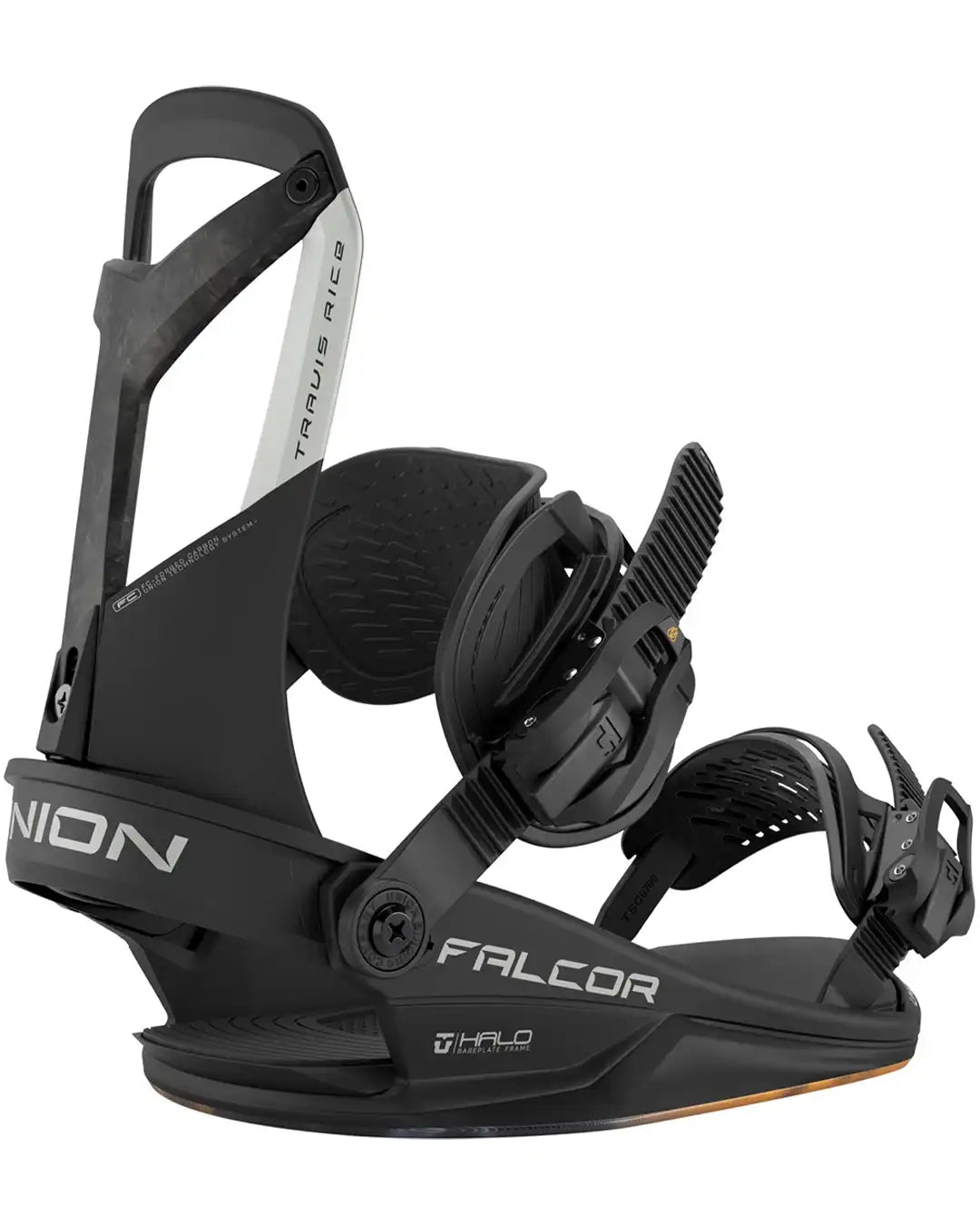 Falcor Snowboard Bindings - Black 2026
