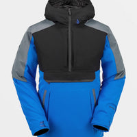 Brighton Pullover Winter Jacket - Electric Blue