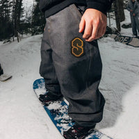 3 Ply Denim Snow Pants - Dark Denim