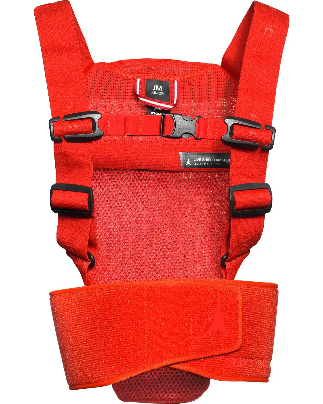 Live Shield Amid Lite Jr Back Protector - Red