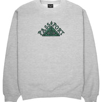 Manuscript Workers Crewneck - Ash
