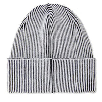 Merino Line Beanie - White