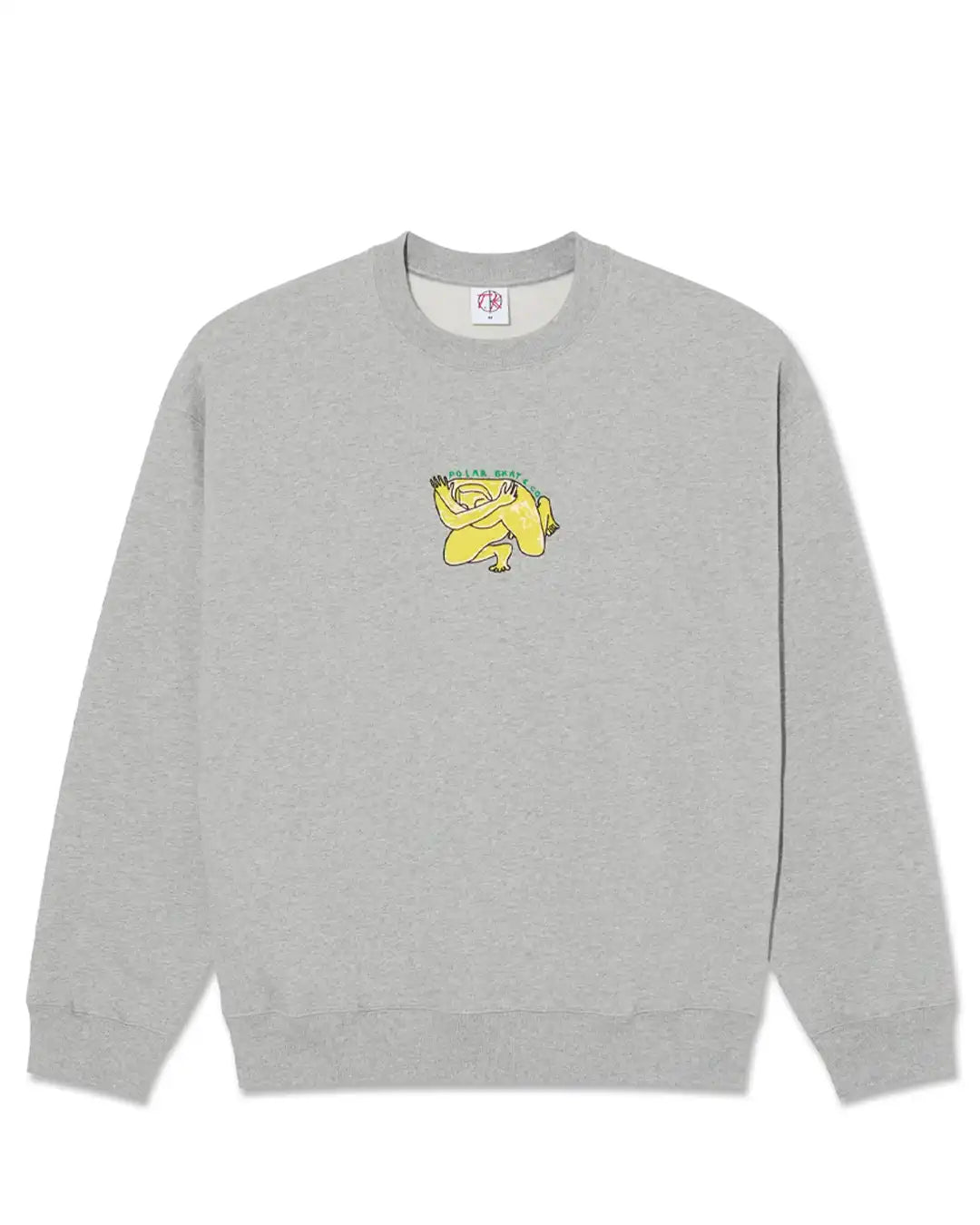 Cotton Ouaté Dave Crewneck - Shy Bow - Heather Grey