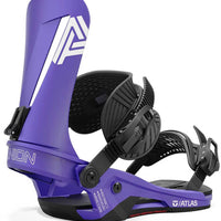 Fixation De Snowboard Atlas - Metallic Purple 2025