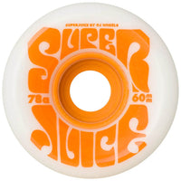 Super Juice Skateboard Wheels - White