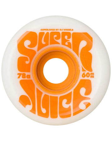 Super Juice Skateboard Wheels - White