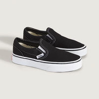 Kids Classic Slip-On Shoes - Black/True White