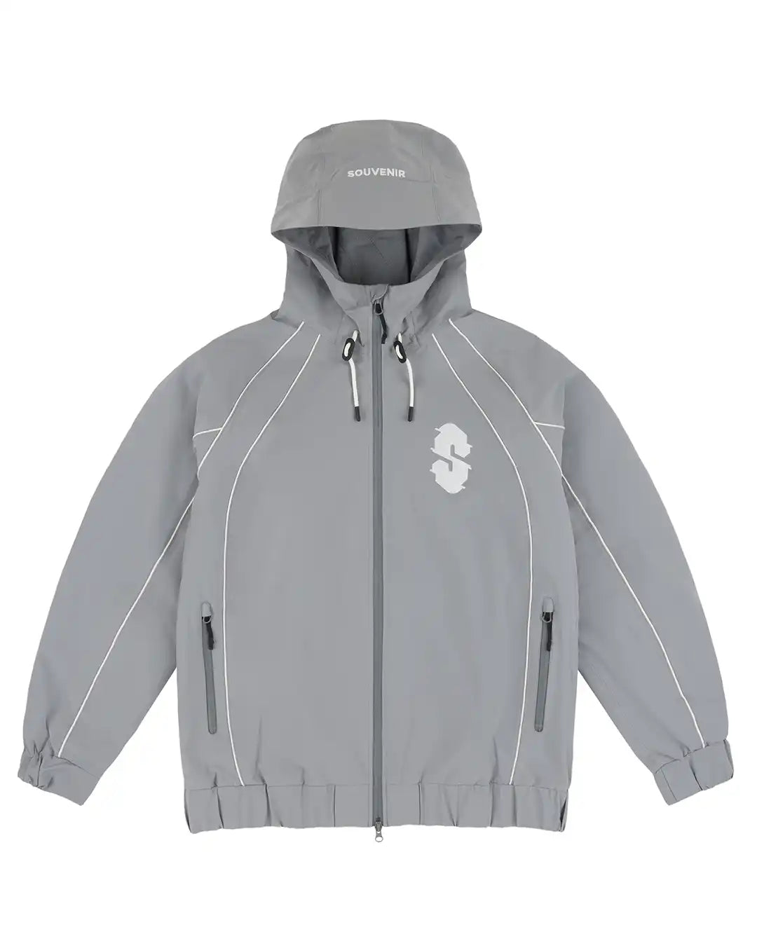 Insulated Track Winter Jacket - Cool Grey