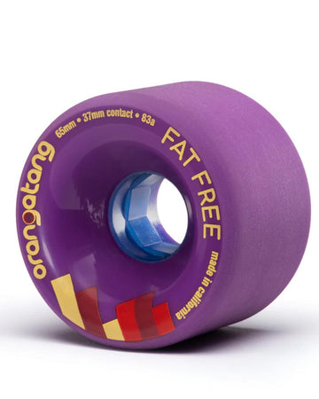 Fat Free Longboard Wheels - Purple