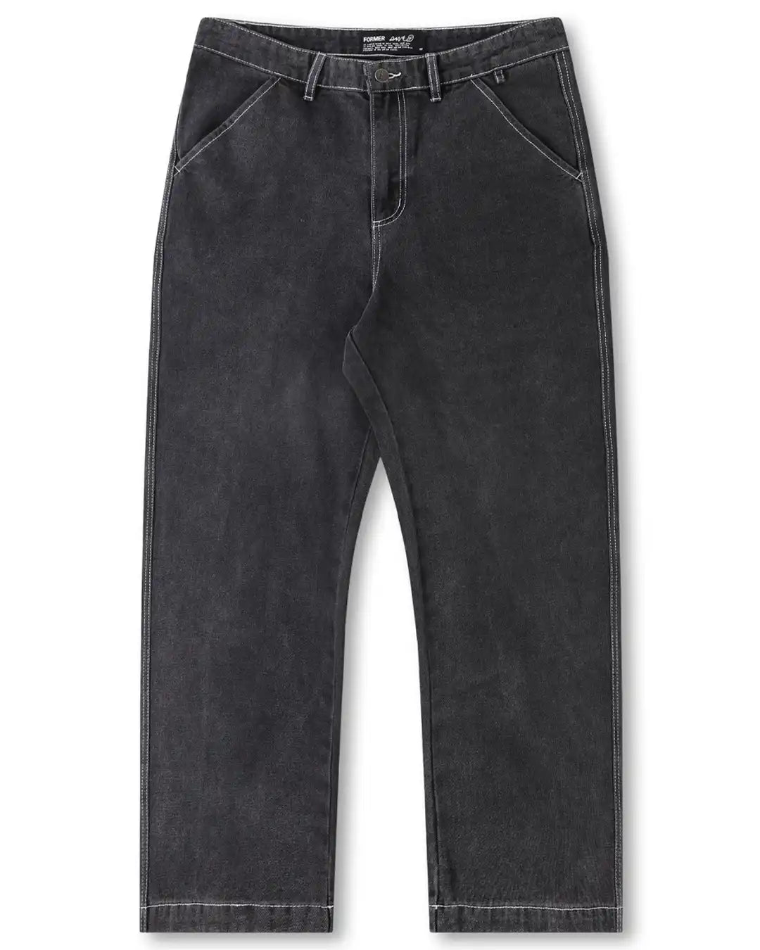 Reynolds Flatline Jeans - Washed Black