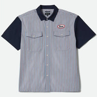 Chemise Builders Olson Woven - Blue Aura Strip