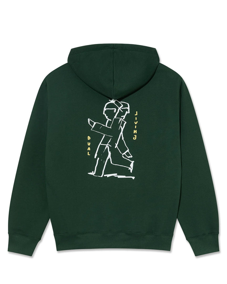 Dave Dual Living Hoodie - Dark Green