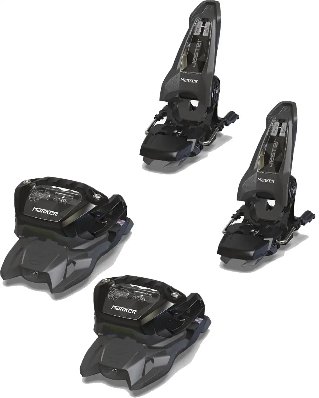 Jester 16 Id Ski Bindings - Anthracite/Black 2026