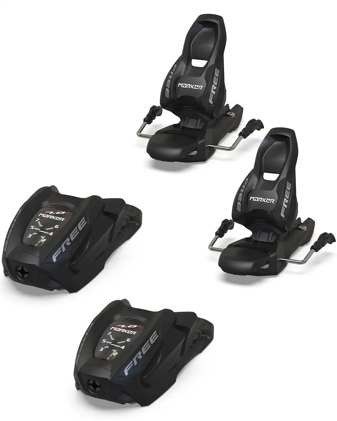 Free 7 Ski Bindings - Youth Black 2026