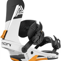 Fixation De Snowboard Atlas - White/Orange 2026