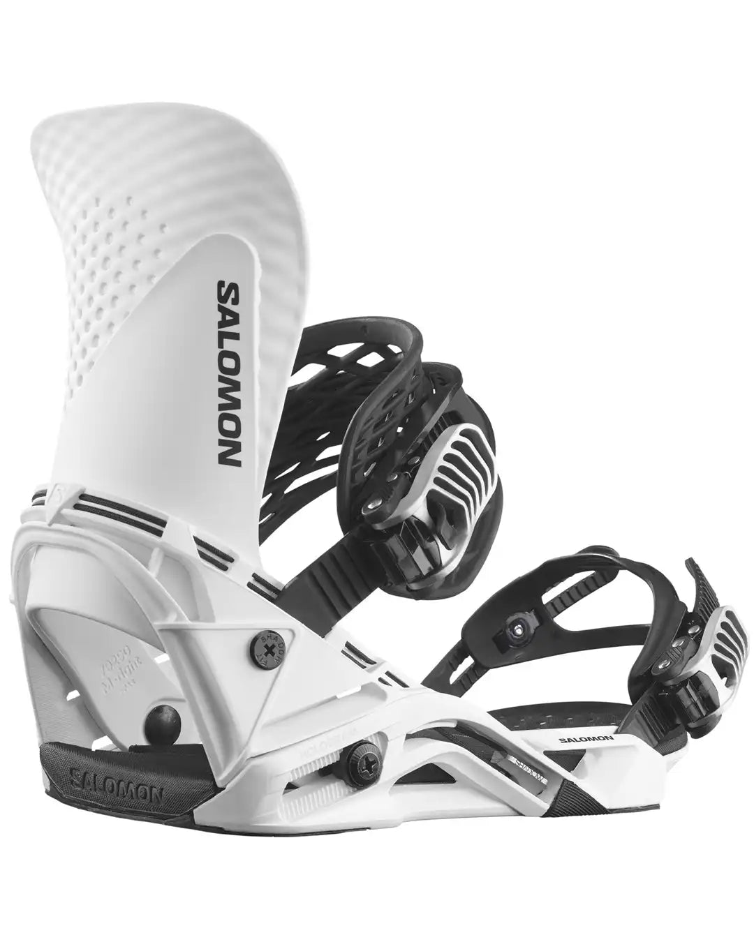 Hologram Snowboard Bindings - White 2026