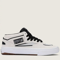 Skate Half Cab Wafflecup Shoes - White/Black