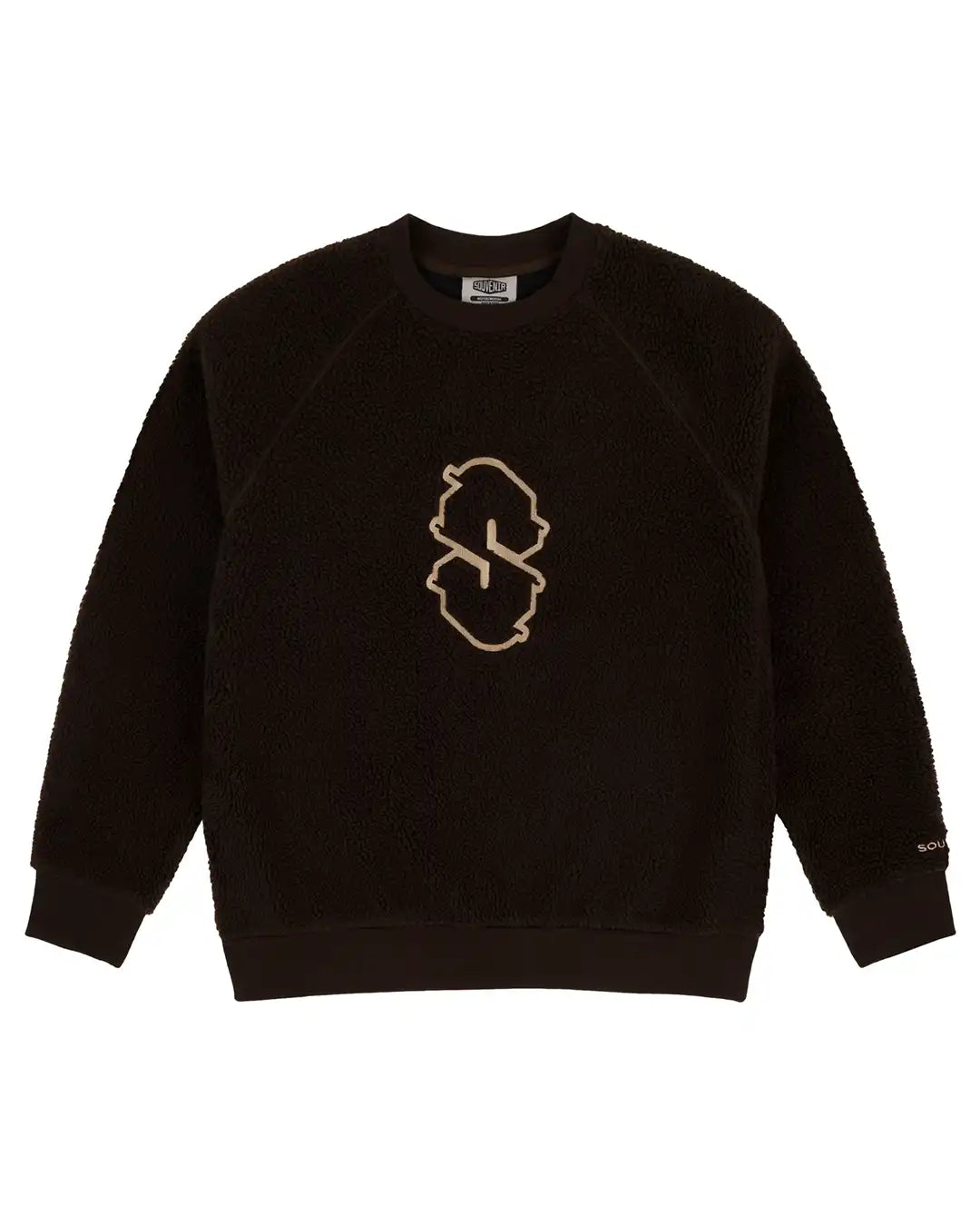 Sherpa Crewneck Sweatshirt - Chocolate