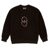 Sherpa Crewneck Sweatshirt - Chocolate
