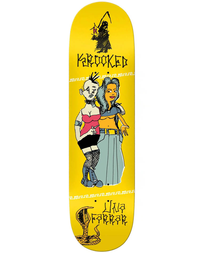 Planche De Skateboard Una Punx - Yellow
