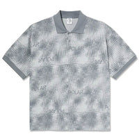 Surf Polo Short Sleeve Polo Shirt - Scribble Silver