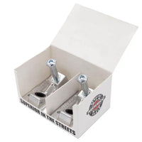 Trucks De Skateboard Inverted Kingpin and Baseplate Set - Silver