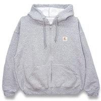 Hoodie Workless Zip - Heather Grey