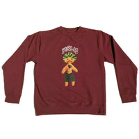 Voodoo Crewneck Sweatshirt - Burgundy