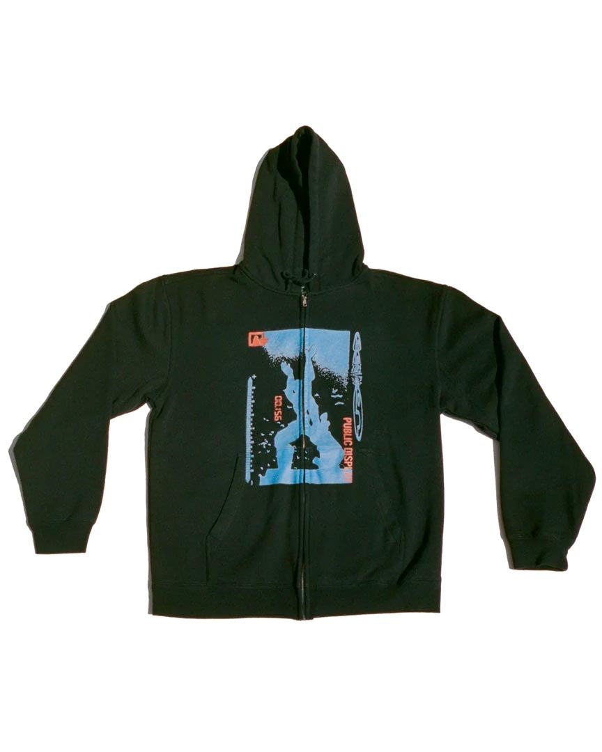 Display Zip-Up Hoodie - Black