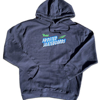 Hoodie Breakfast Logo - Navy