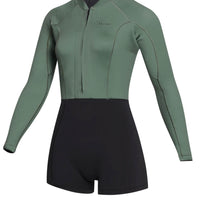 Lunar Longarm 2/2Mm Short Wetsuit - Dark Olive