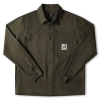 Daring Ls Overshirt Shirt - Deep Olive