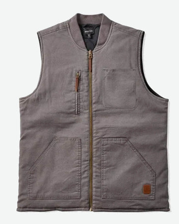 Builders Abraham Reversible Vest Jacket - Charcoal/Black