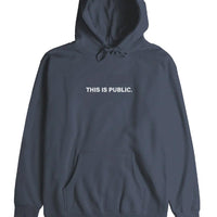 This Is Public Hoodie - Navy