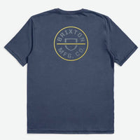 T-shirt Crest Ii S/S Stt - Washed Navy/Chinois Green/Acacia