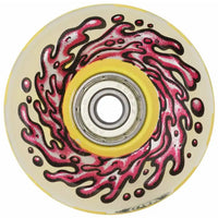 Light Ups Pg Slime 78A Longboard Wheels - Red/Yellow 60mm