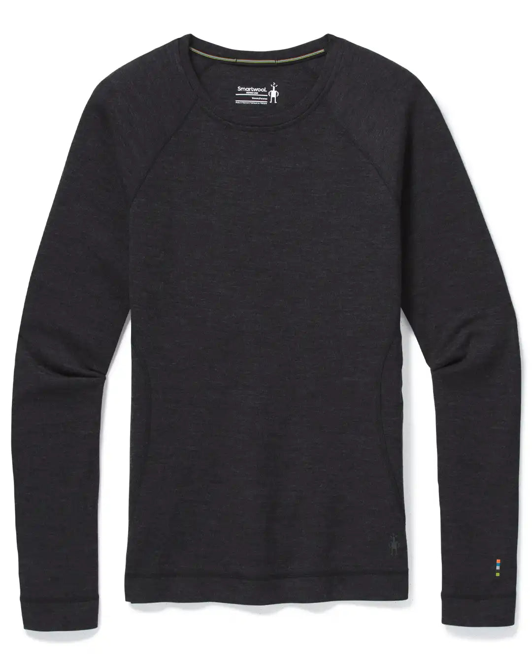 Couche De Base Women's Classic Thermal Merino Base Layer Crew Boxed - Charcoal Heather