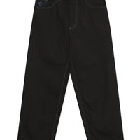Big Boy Denim Jeans - Black/Blue Stitching