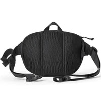 Nylon Hip Bag Shoulder Bag - Black