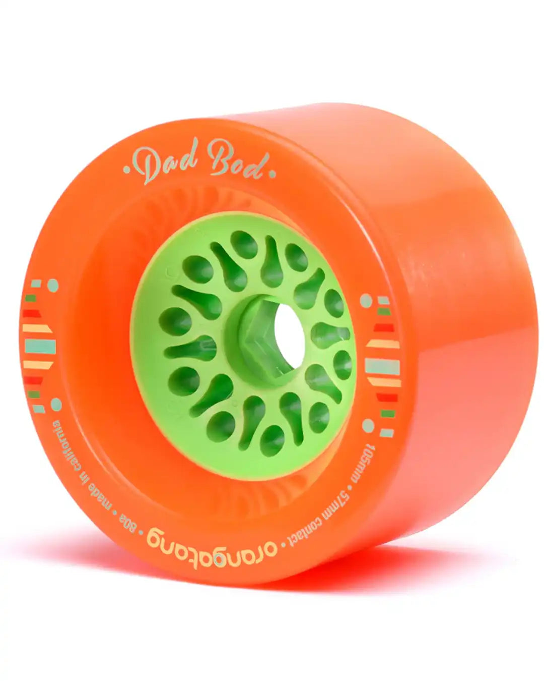 Dad Bod Longboard Wheels - Orange