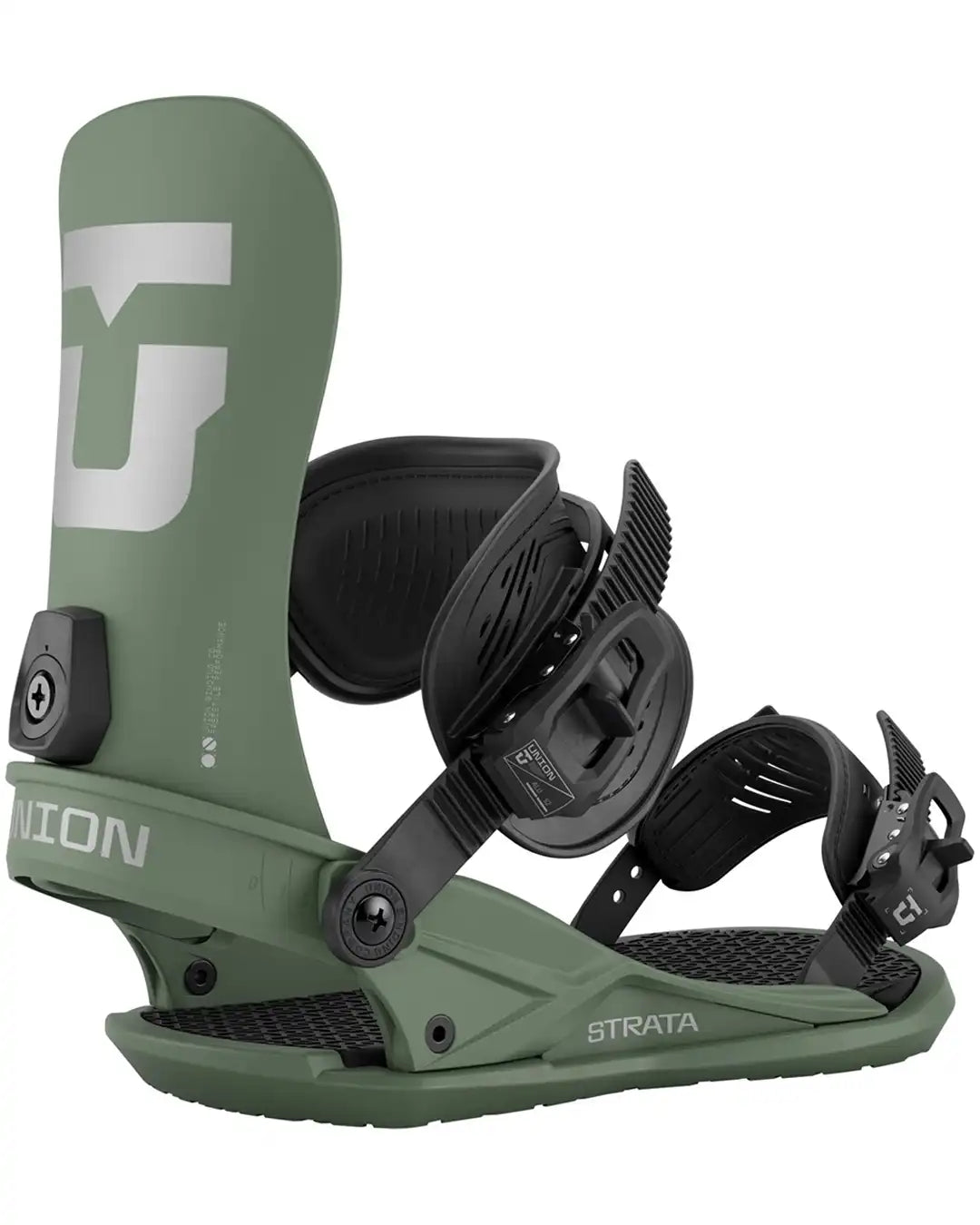 Strata Snowboard Bindings - Olive Green 2026