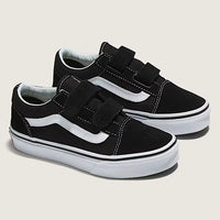 Souliers Little Kids Old School V - Black/True White